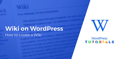 create a wiki on WordPress