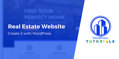 wordpress real estate website